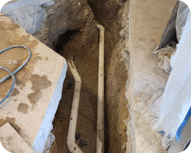 Basement Drain Line Repair